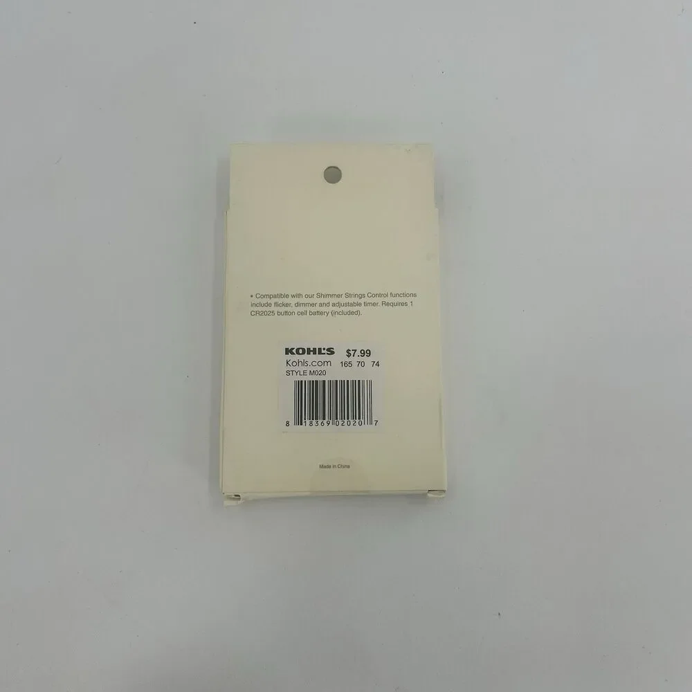 Manor Lane Flameless Candle Remote Conrol, Replacement, NEW